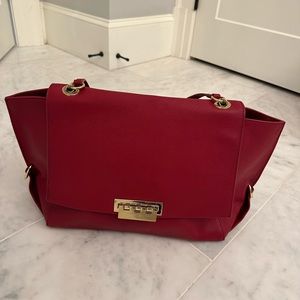 Zac Posen red handbag